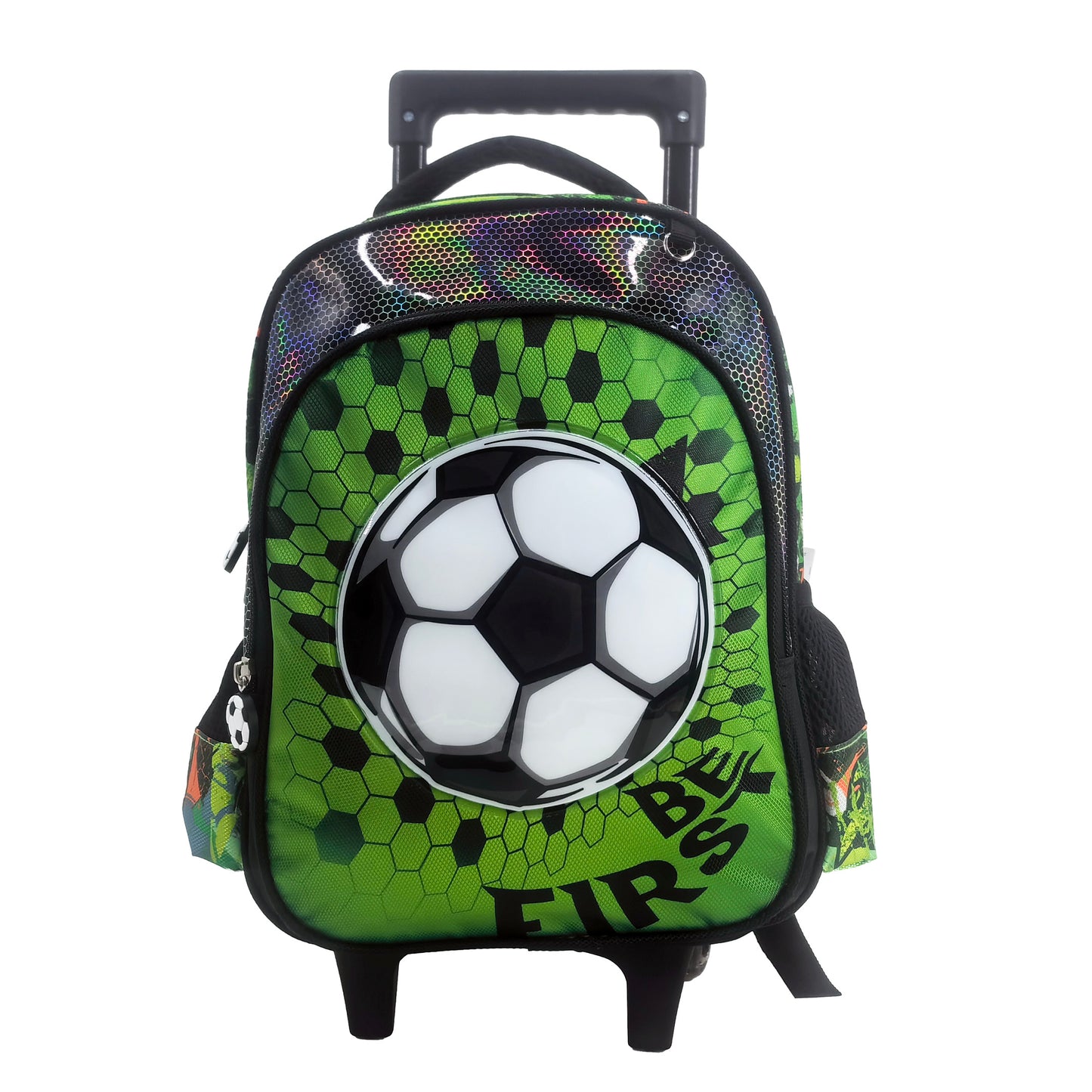 Soccer Back to School Trolley Backpack Set 2 Pcs 13 Inch || مجموعة جنطة ترولي كرة قدم 2 قطع حجم كبير 13 انش