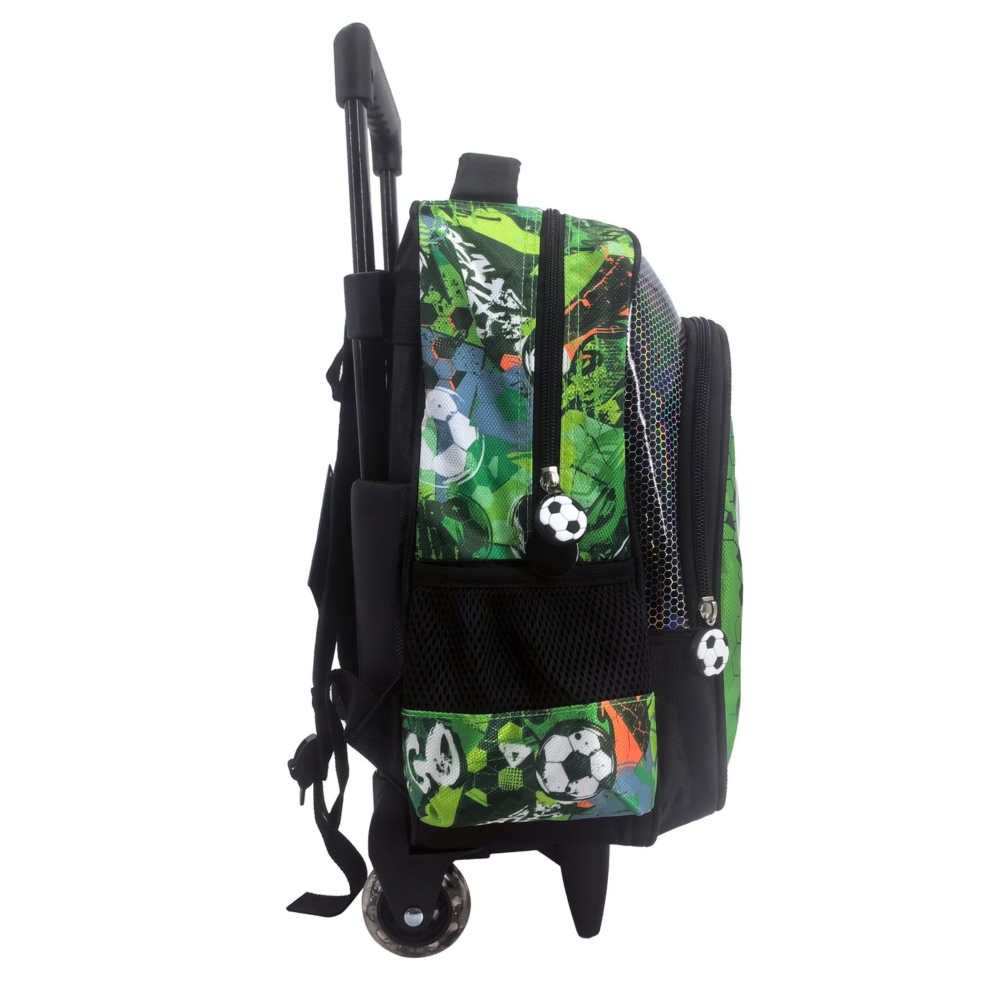 Soccer Back to School Trolley Backpack Set 2 Pcs 13 Inch || مجموعة جنطة ترولي كرة قدم 2 قطع حجم كبير 13 انش