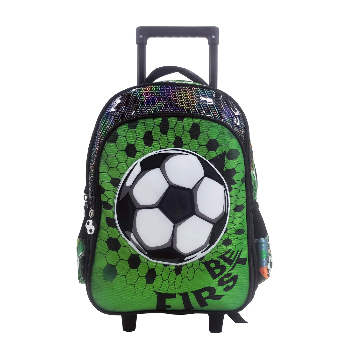 Soccer Back to School Trolley Backpack Set 3 Pcs 16 Inch || مجموعة جنطة ترولي 3 قطعة كرة قدم حجم كبير 16 انش