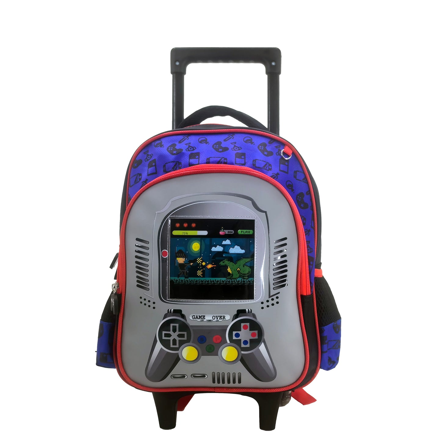 Joystick Back to School Trolley Backpack Set 2 Pcs 13 Inch || مجموعة جنطة ترولي جوي ستيك 2 قطع حجم كبير 13 انش