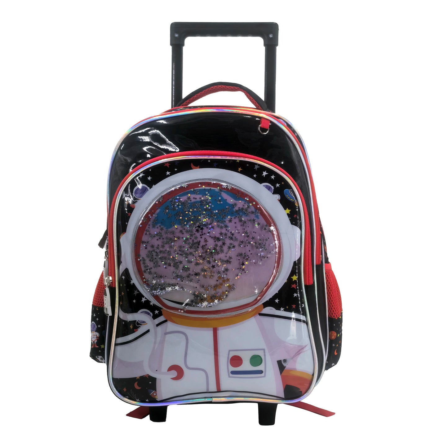 Space Bag Back to School Trolley Backpack Set 3 Pcs 16 Inch || مجموعة جنطة ترولي 3 قطع الفضاء حجم كبير 16 انش