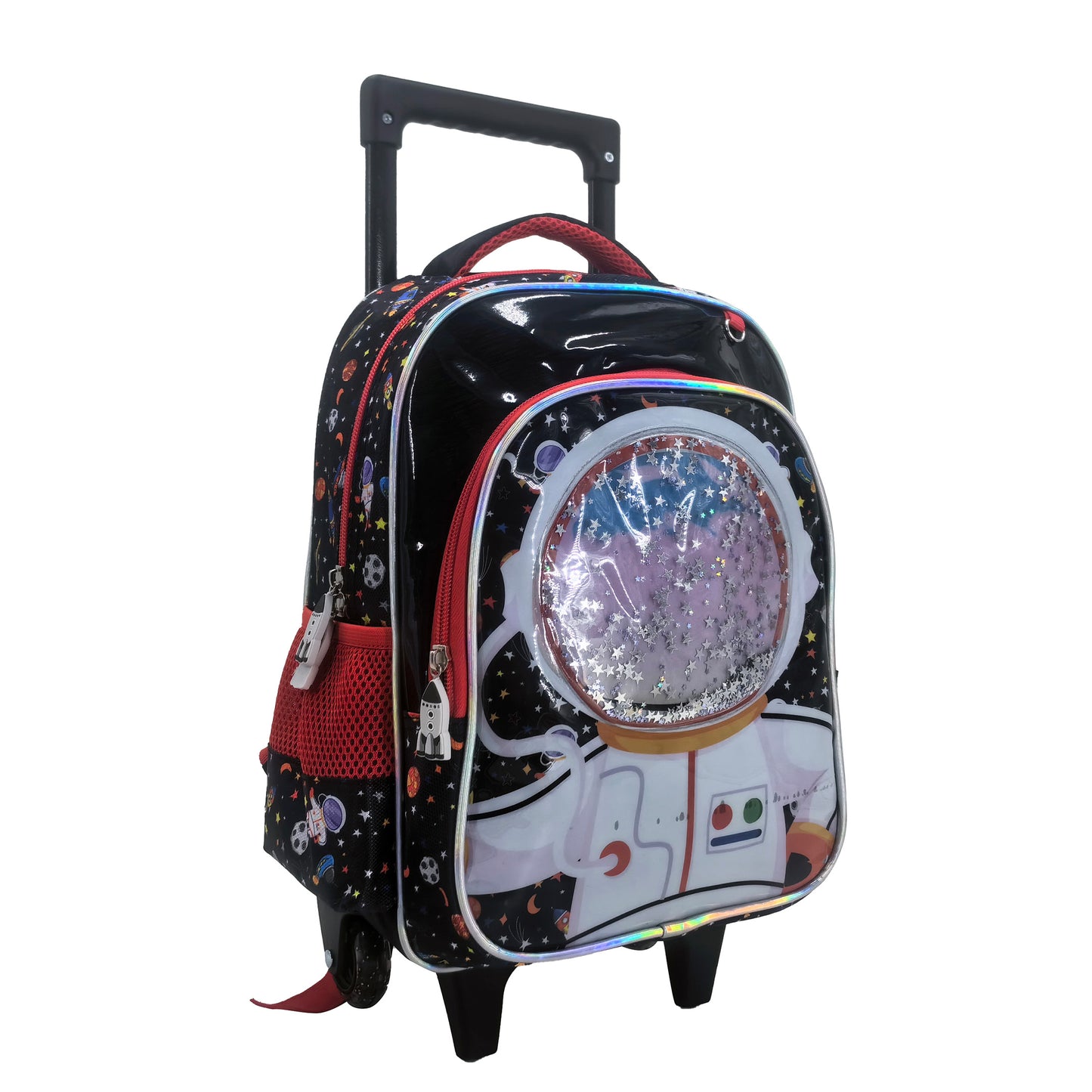 Space Bag Back to School Trolley Backpack Set 2 Pcs 13 Inch || مجموعة جنطة ترولي الفضاء 2 قطع حجم كبير 13 انش