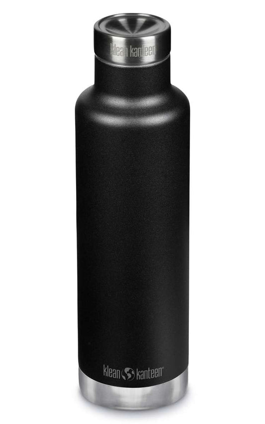 Klean Kanteen Stainless steel insulated bottle Classic 750ml Black Color || مطارة ماء كليين كانتيين ستييل 750 مل لون اسود