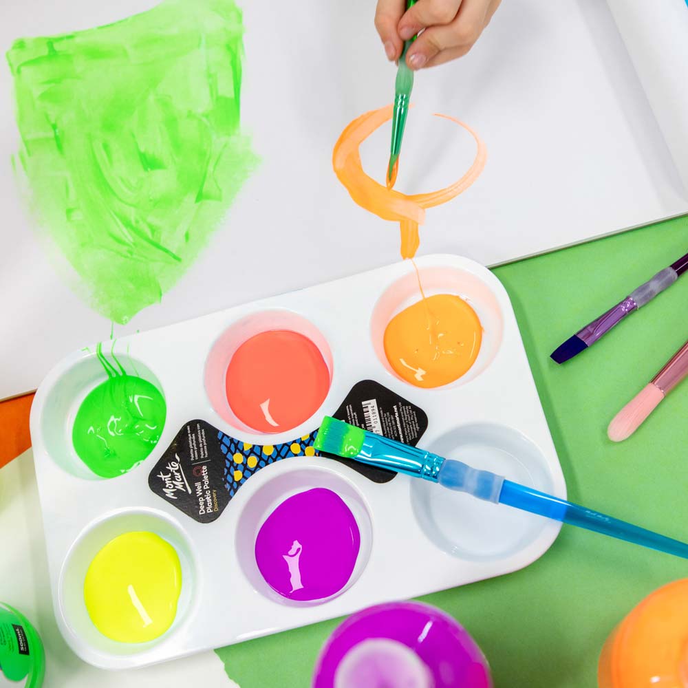 Mont Marte Kids Brush Set 4pc || فرش رسم مونت مارت 4 حبة للاطفال