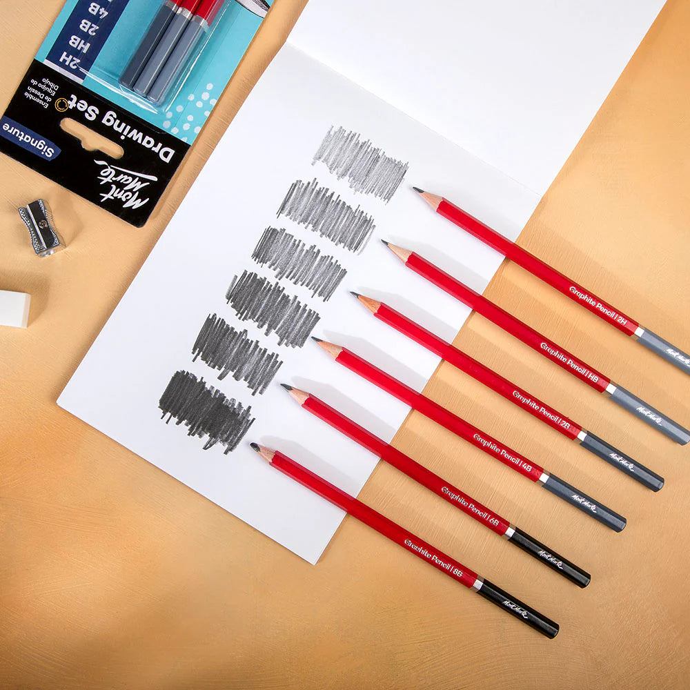 Mont Marte Drawing Set Signature 8pc || اقلام رسم سكتش مونت مارت 8 درجات