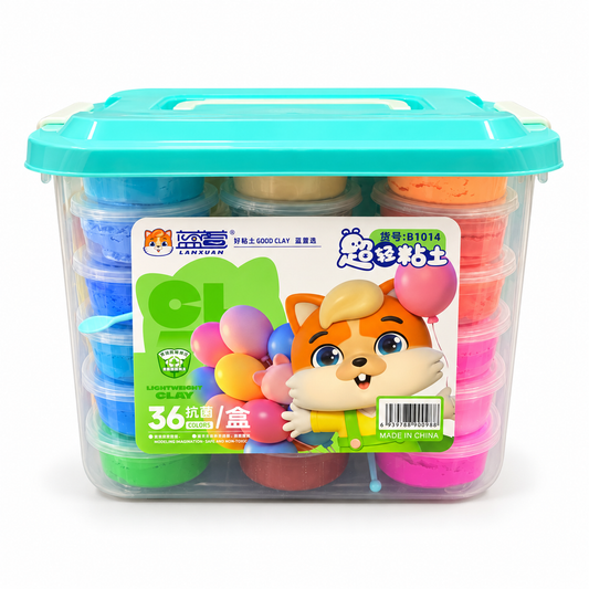 LANXUAN Light Clay Storage Case 36 Colours || حقيبة طين خفيف LANXUAN 36 لون