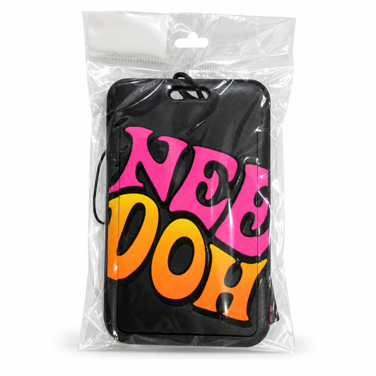 NEEDOH ID Card Holder with Lanyard – Black || غلاف هوية NEEDOH مع حبل – أسود
