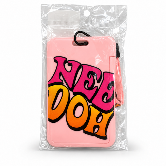 NEEDOH ID Card Holder with Lanyard – Pink || غلاف هوية NEEDOH مع حبل – وردي