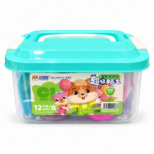 LANXUAN Light Clay Storage Case 12 Colours – Teal || حقيبة طين خفيف LANXUAN 12 لون – فيروزي
