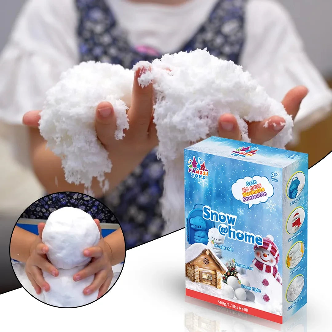 Snow Home 500 Gram Refill || لعبة الثلج الصناعي سنو هوم تعبئة 500 جرام