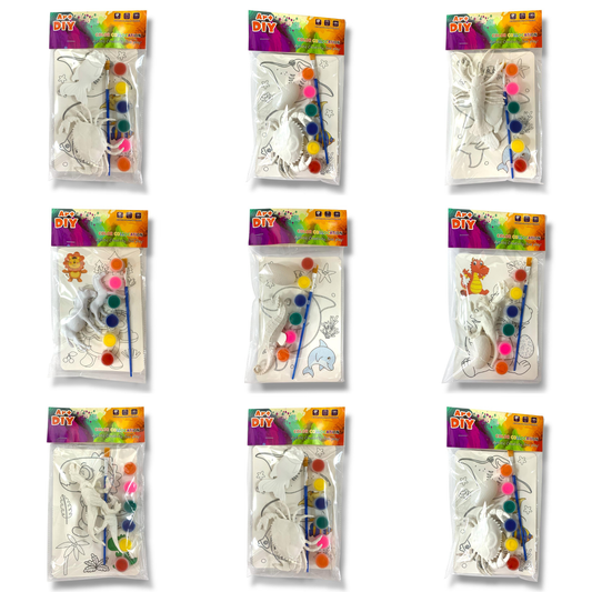 A&T Coloring Toys and Board Assorted Models || مجسمات تلوين موديلات متنوعة مع لوحة للتلوين