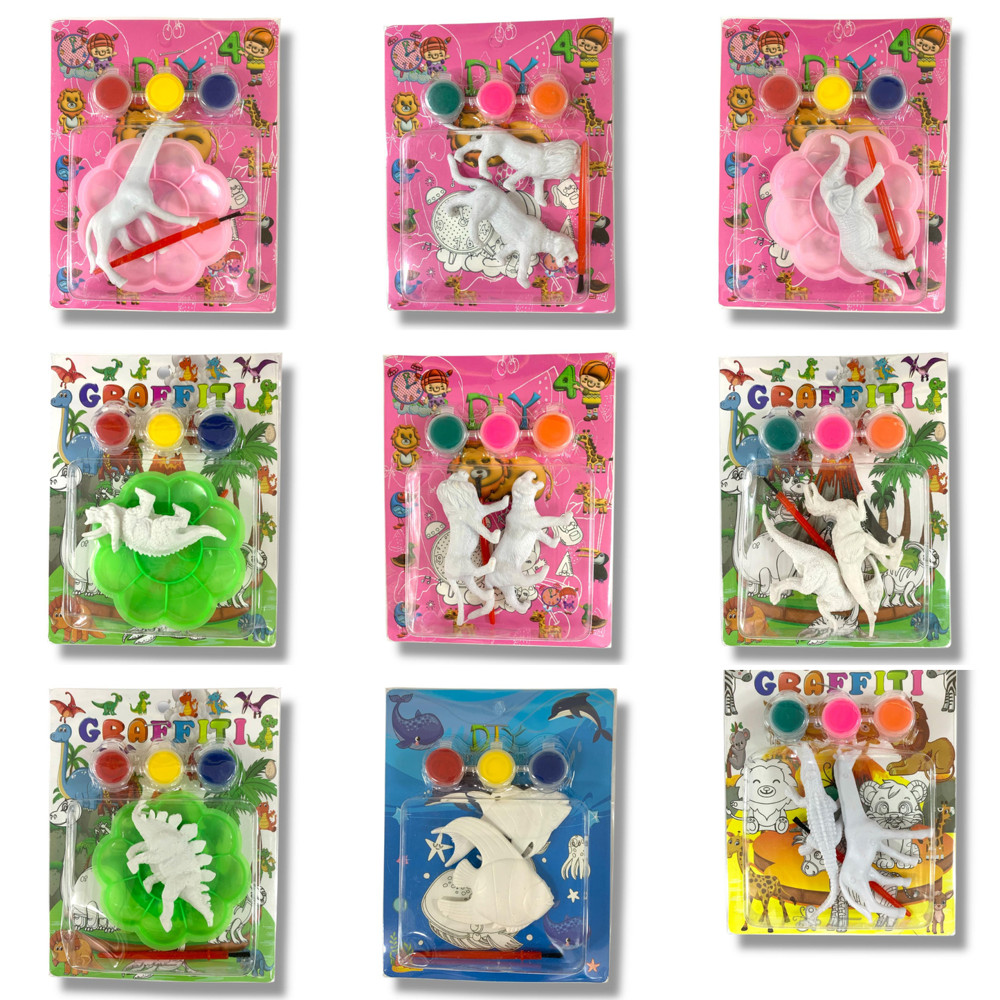 A&T Coloring Toys Assorted Models || مجسمات تلوين موديلات متنوعة