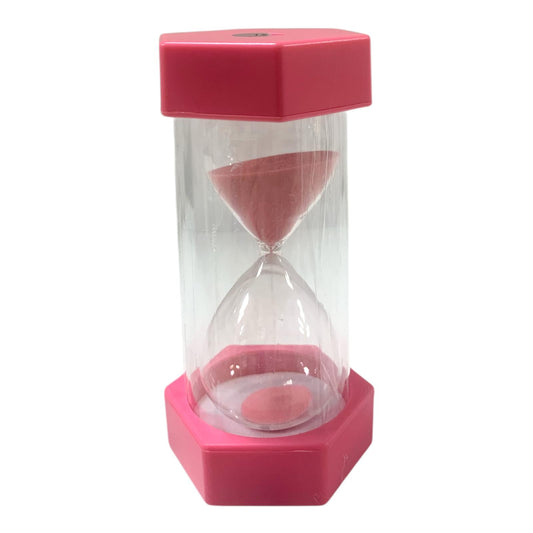 A&T Pink Sand Timer for Tea 15-Minute Hourglass || ساعة رملية اي اند تي 15 دقيقة لون وردي