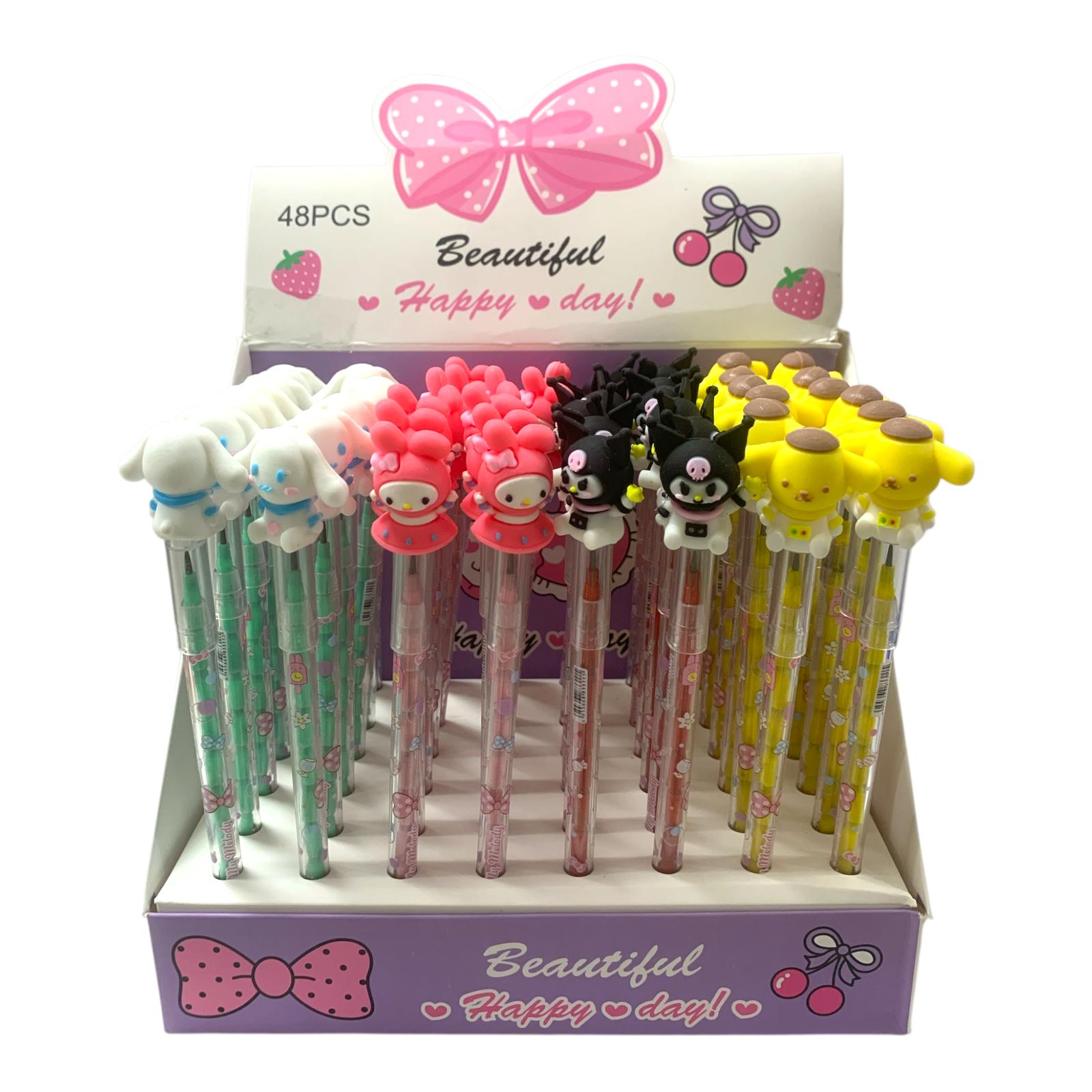 Giveaways Sanrio Kuromi Pencil Assorted Colors || توزيعات قلم رصاص سانريو كورومي الوان متنوعة