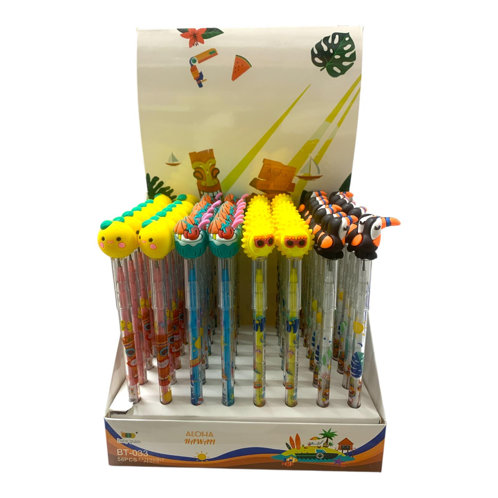 Giveaways Summer Theme Pencil Assorted Colors || توزيعات قلم رصاص ثيم صيفي الوان متنوعة