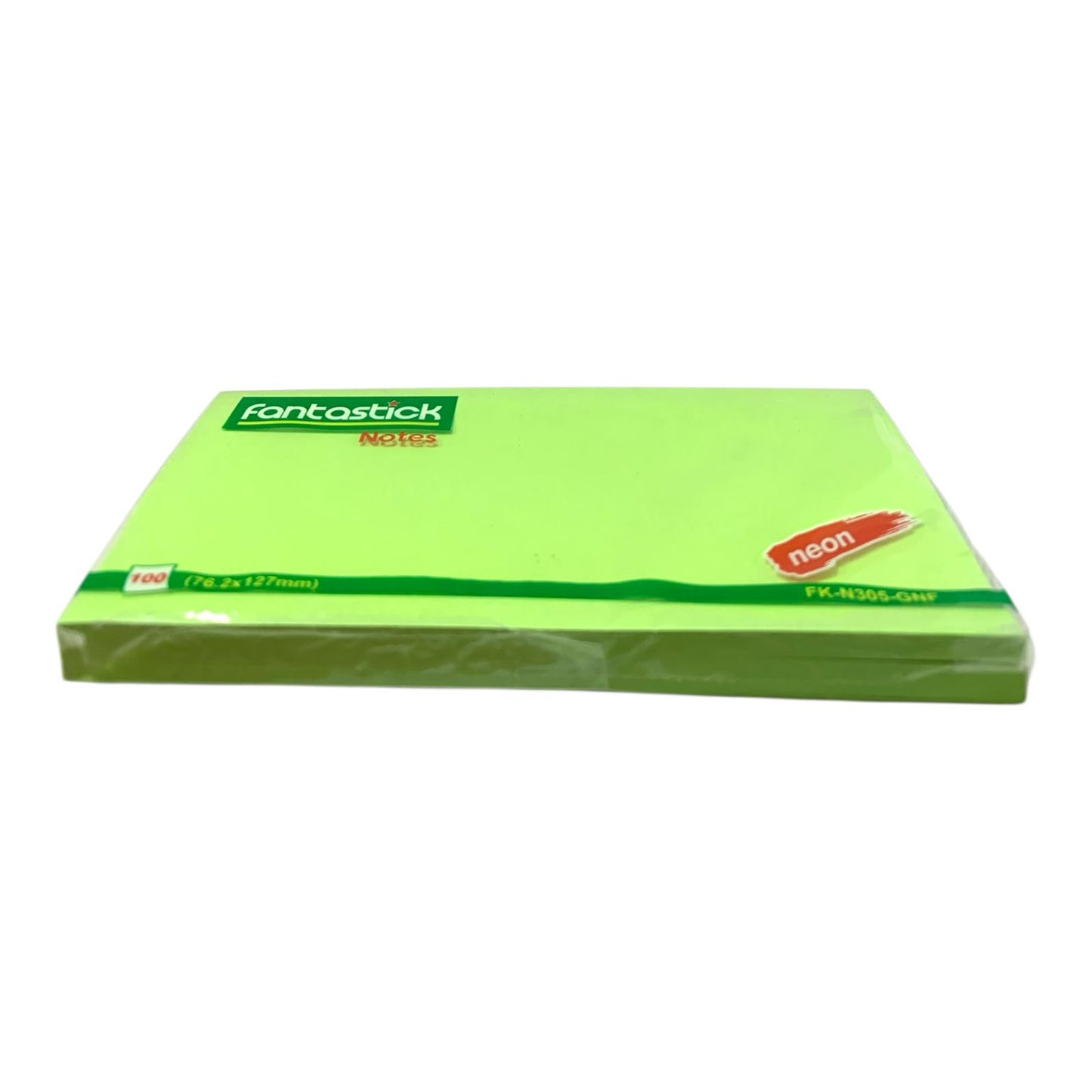 Fantastic Sticky Notes Neon Green 76.2 x 127 || ستيكي نوت فسفوري اخضر فانتاستيك 76.2 * 127