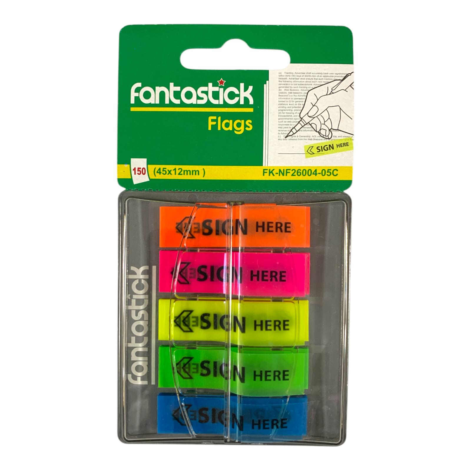 Sign Here Sticker Arrows Fantastic || ستيكي نوت ملون ساين هيير فانتاستيك