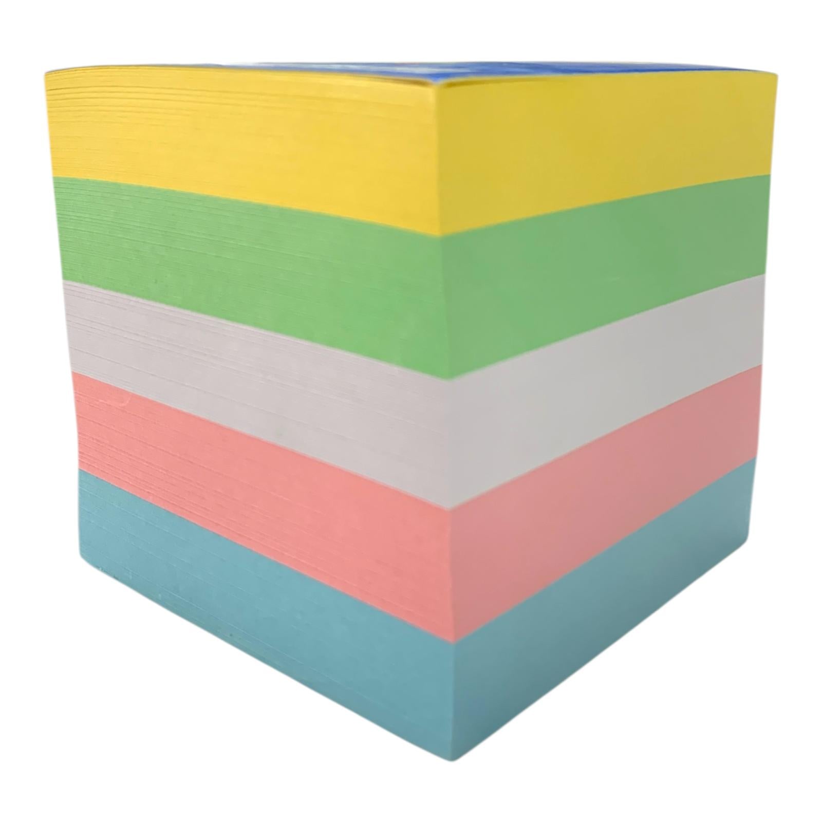 Sinarline Notes 750 Colored Pages 9 cm || ورق ملاحظات مربع سينارلاين 750 ورقة ملون 9 سم