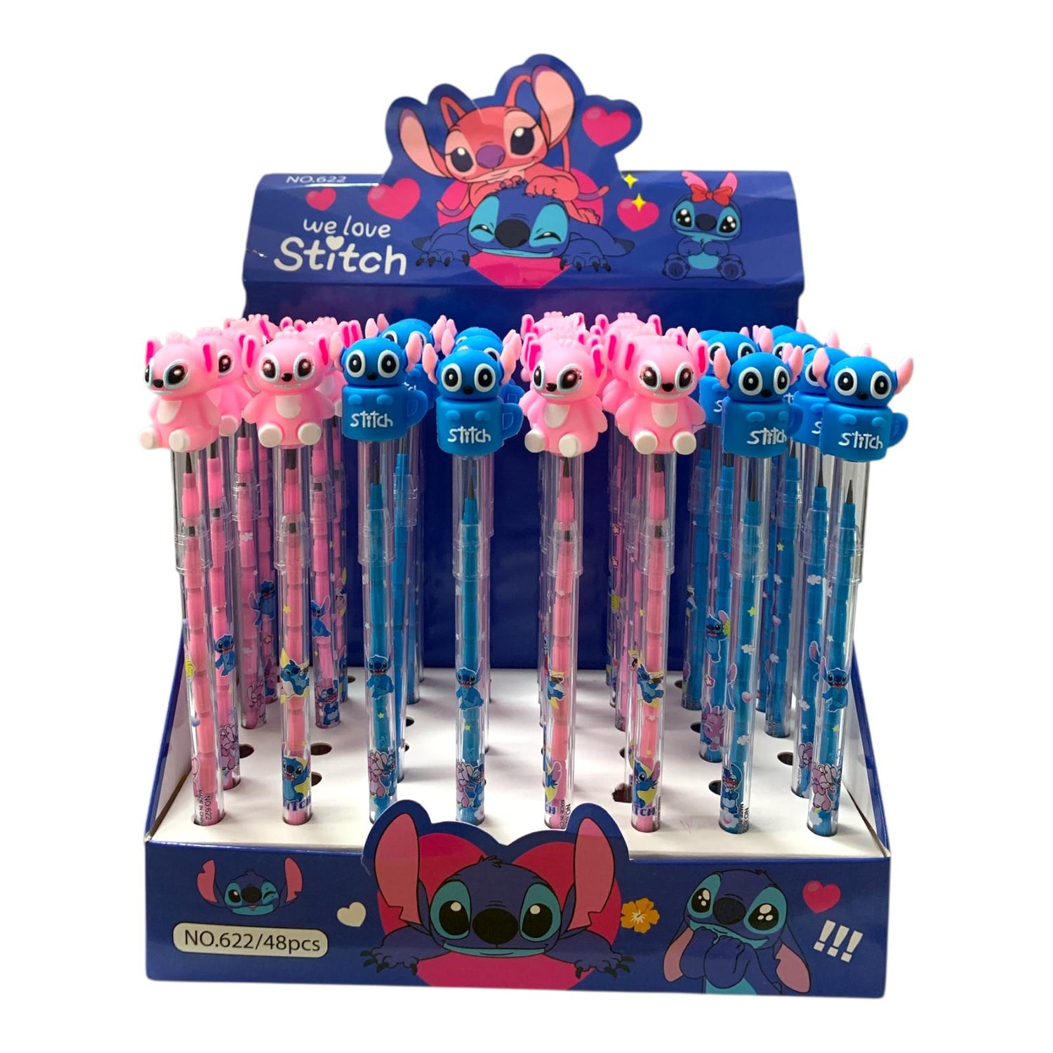 Stitch Giveaways Pencil Assorted Model 622 || قلم رصاص ستيتش للتوزيعات موديلات متنوعة 622