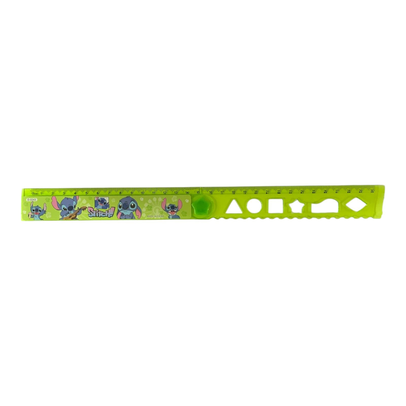 Green Stitch Expandable Ruler 30 cm || مسطرة ستيتش قابلة للتكبير 30 سم لون اخضر