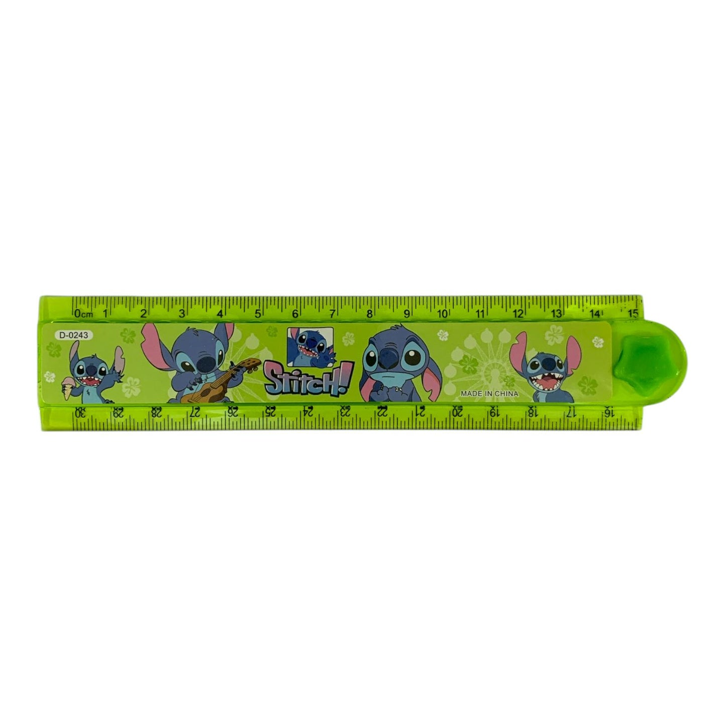 Green Stitch Expandable Ruler 30 cm || مسطرة ستيتش قابلة للتكبير 30 سم لون اخضر