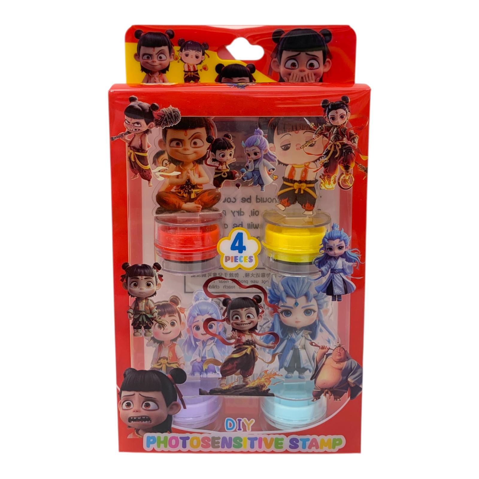 Nezha Stamps 4 Pcs || طباعات نيزها 4 قطعة