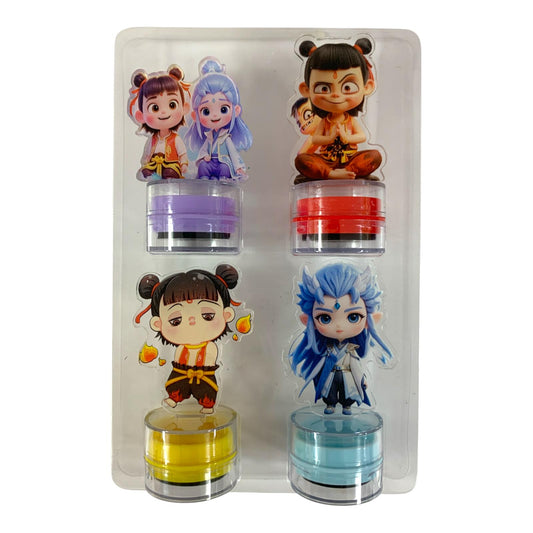 Nezha Stamps 4 Pcs || طباعات نيزها 4 قطعة