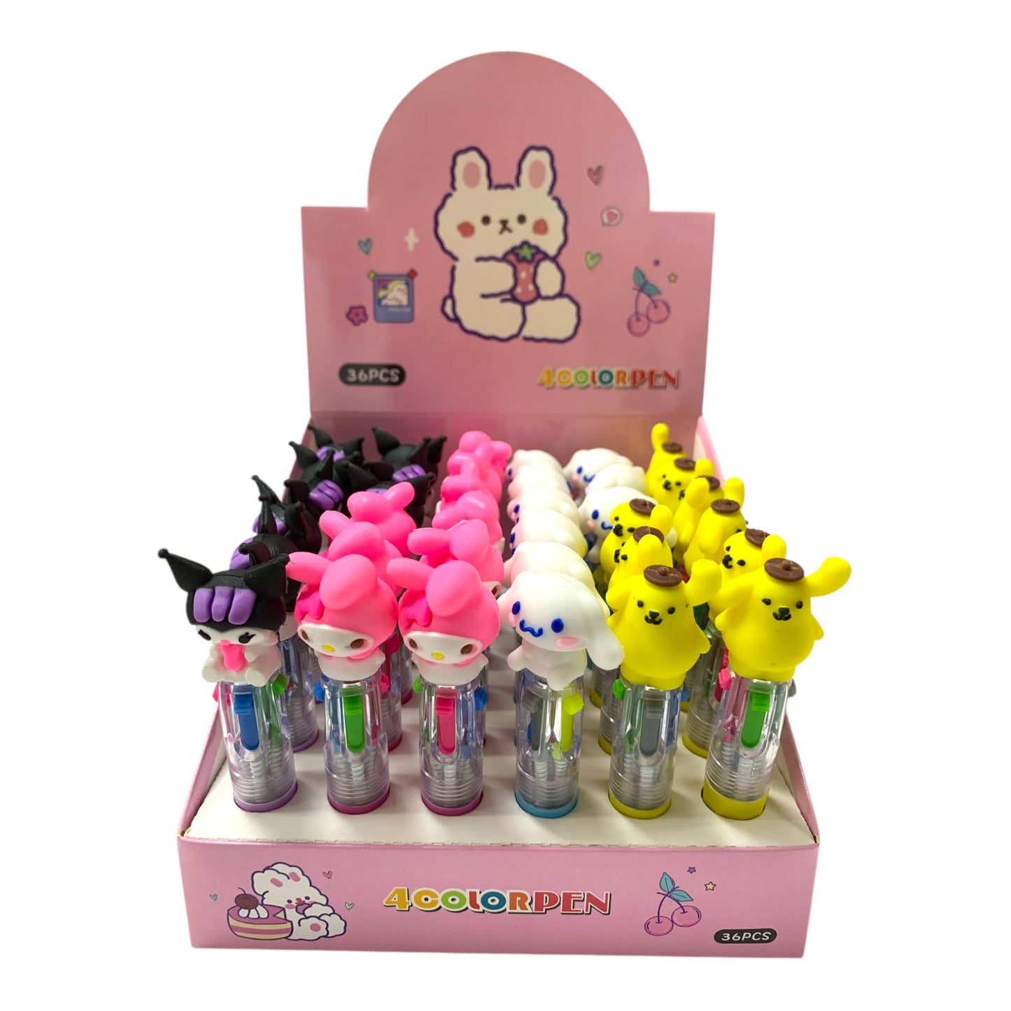 Kuromi 4 Color Pen Assorted Models || قلم اربع الوان كورومي 4 لون موديلات متنوعة