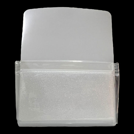 Whiteboard File with Magnet White Color Size L 16 x 20  cm || L ملف جيب بلاستيك مع مغناطيس للسبورة لون ابيض مقاس 20*16 سم