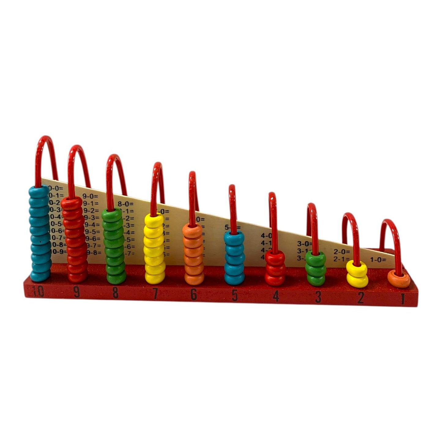 Wooden Abacus Counting Frame Educational Math Learning Toy for Kids 10 Coloums || العاب تعليمية للاطفال عداد رياضيات ملون 10 اعمدة