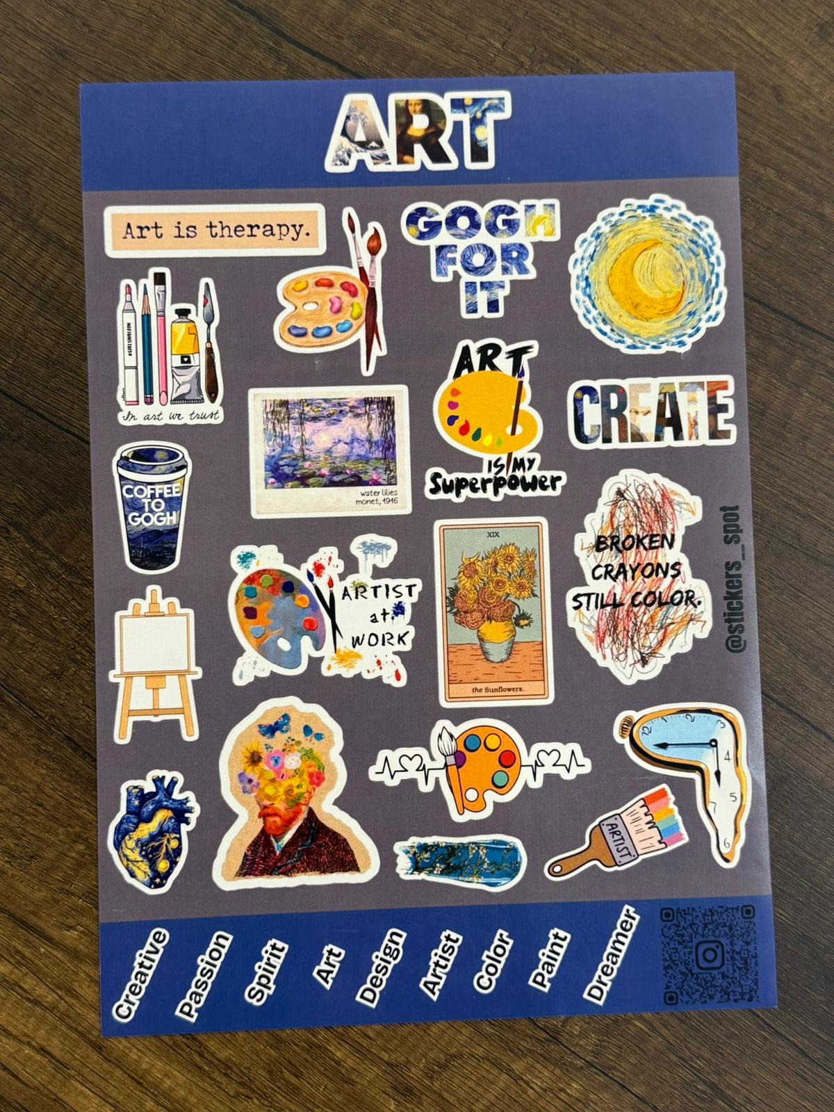 Stickers Spot Art || ستيكرات الفنية