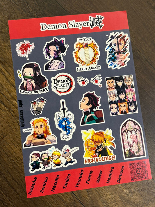 Stickers Spot Demon Slayer || ستيكرات ديمون سلاير