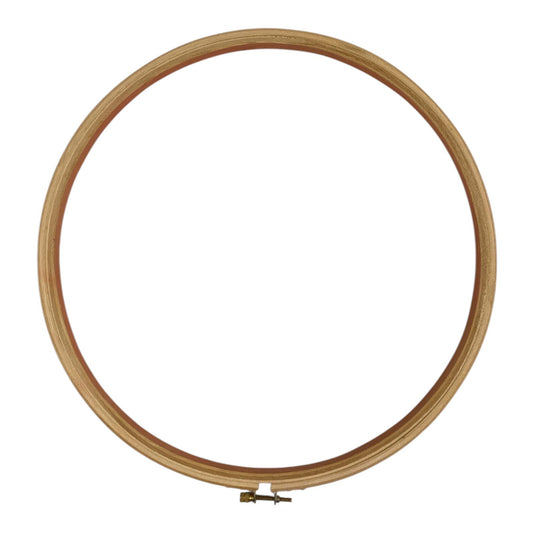 Wooden Embroidery Hoop with Metal Screw 37 cm || طارة خشب للاشغال اليدوية 37 سم