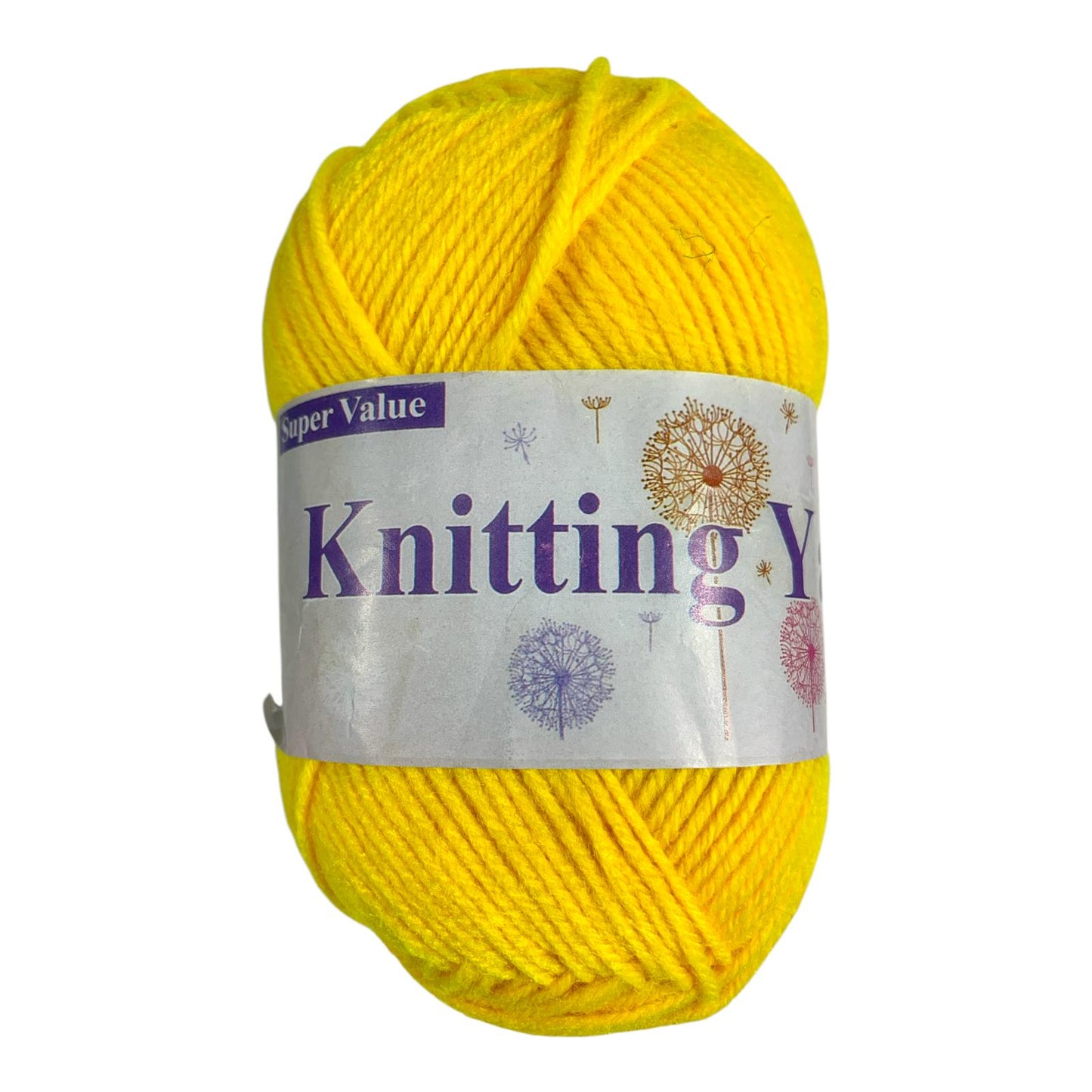 Yellow Wool Knitting Yarn DIY Crochet || خيط صوف للاشغال اليدوية والكروشيه حجم كبير لون اصفر