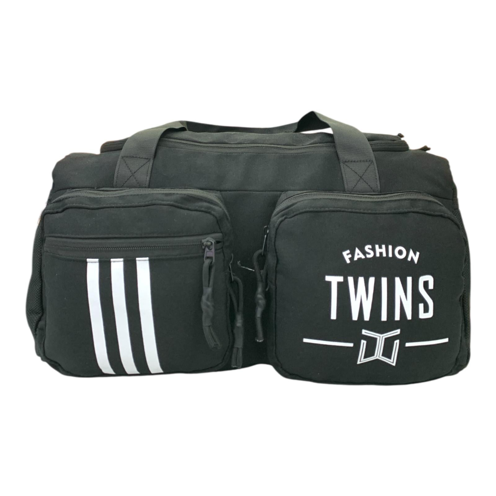 Twins Gym Bag With Pockets || جنطة نادي توينز مع جيوب