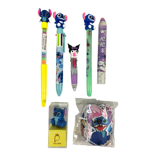 Disney Stitch Stationery Set 7 Pcs || مجموعة قرطاسية ستيتش 7 حبة