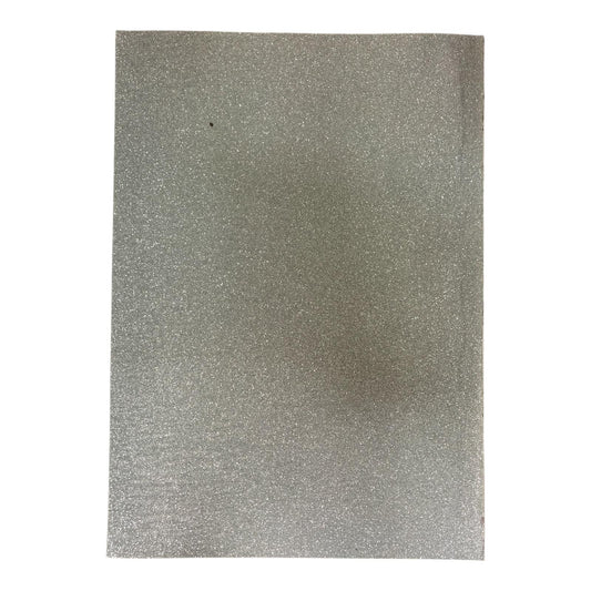 A&T Foam Sticker Glitter Sheets 50 x 70 cm Silver || وسيلة فوم جلتر زري اي اند تي حجم 50*70 ستيكر لون فضي