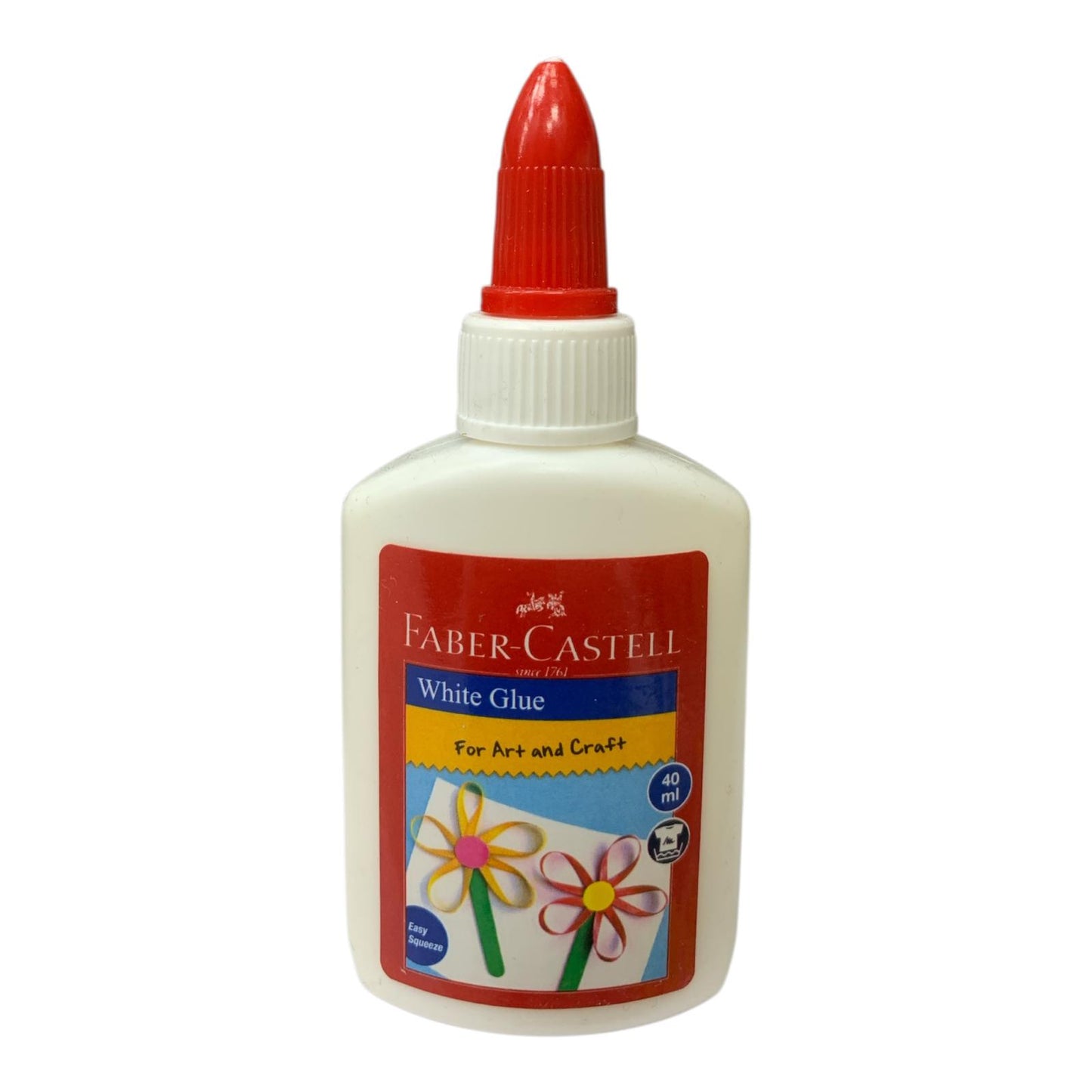 Faber Castel Craft Liquid White Glue 40 ml || صمغ غراء ابيض سائل ابيض فيبر كاستل حجم 40 مل