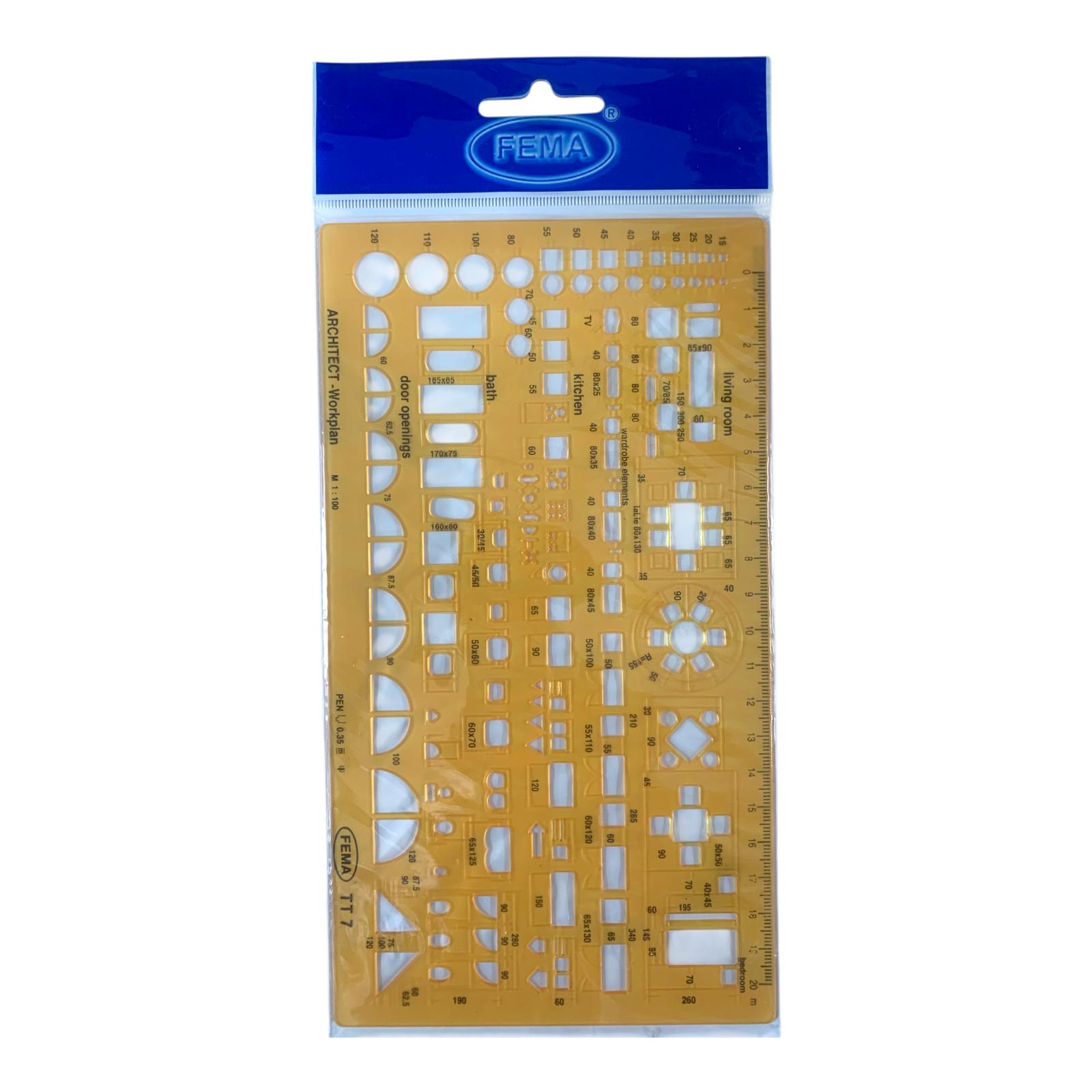 Engineering Ruler Architecture Interior Design || مسطرة هندسية للهندسه المعمارية و هندسة التصميم