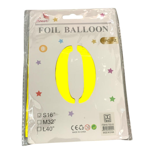 Foil Baloon Numbers Gold Colors 16 inch || بالون ارقام ذهبي حجم 16 انش