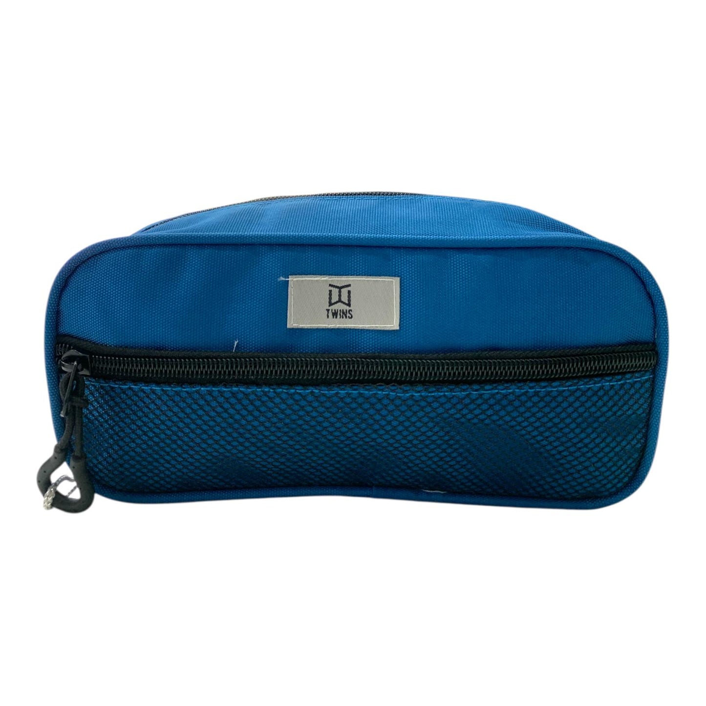 A&T Twins Pencil Case Large Size Dark Blue Color || مقلمة توينز اي اند تي حجم كبير لون أزرق غامق