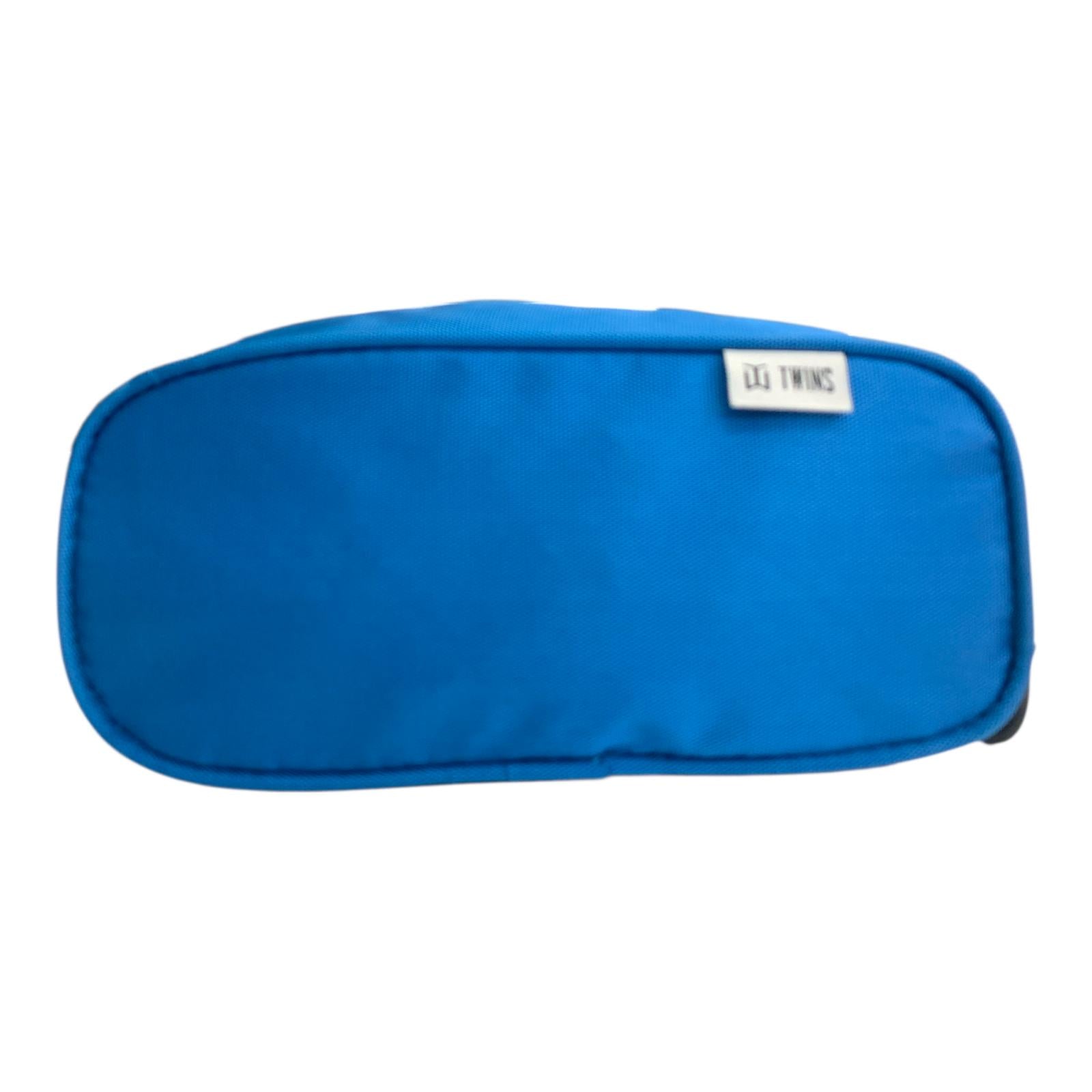 A&T Twins Pencil Case Large Size Dark Blue Color || مقلمة توينز اي اند تي حجم كبير لون أزرق غامق