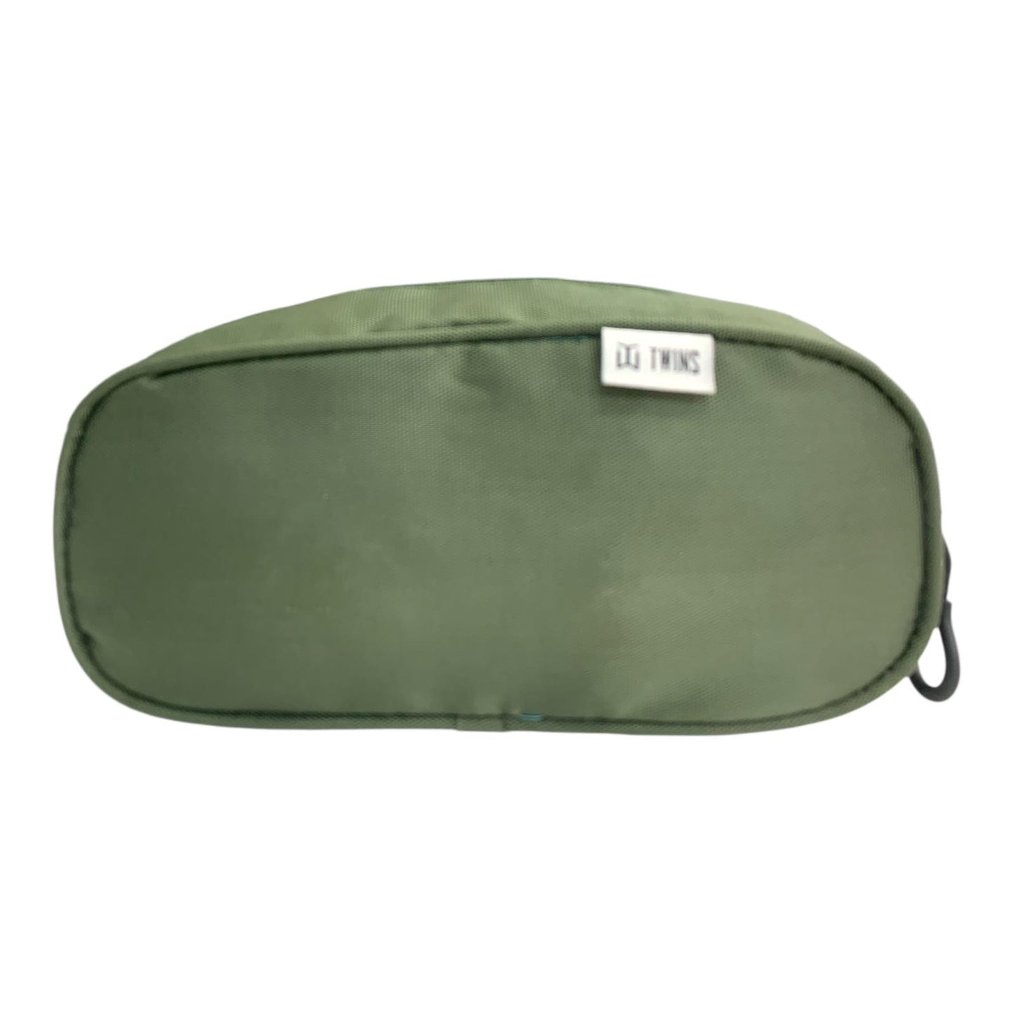 A&T Twins Pencil Case Large Size Olive Color || مقلمة توينز اي اند تي حجم كبير لون زيتي