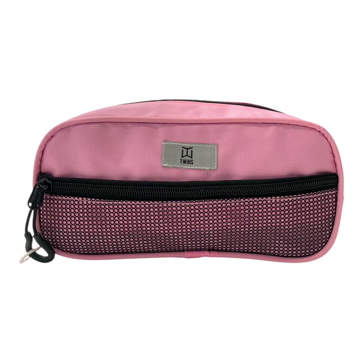 A&T Twins Pencil Case Large Size Pink Color || مقلمة توينز اي اند تي حجم كبير لون وردي