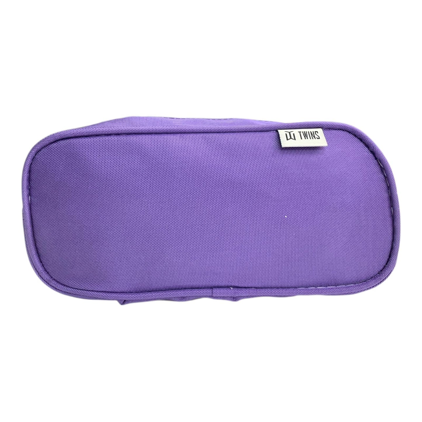 A&T Twins Pencil Case Large Size Purple Color || مقلمة توينز اي اند تي حجم كبير لون بنفسجي