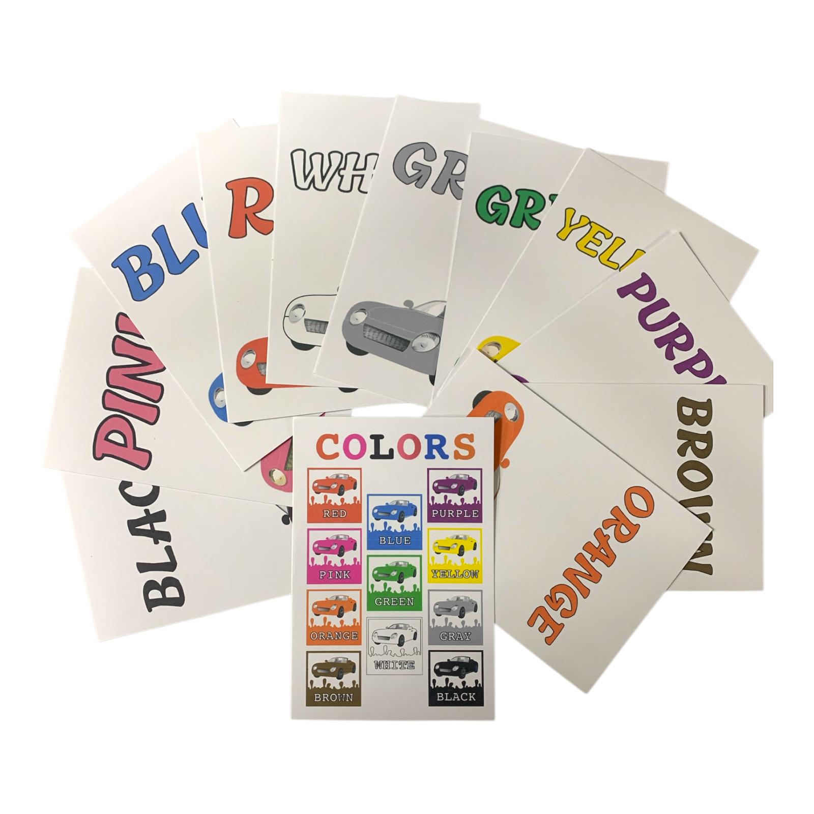 Educational Cards Classroom Strategies Colors English || بطاقات تعليمية استراتيجيات و العاب نشاطات الفصل الوان انجليزي