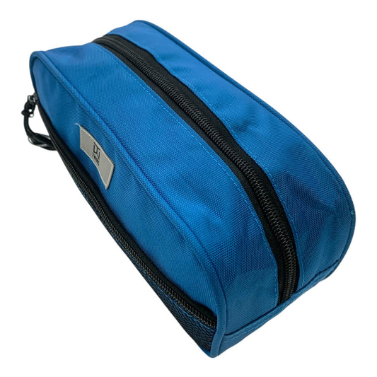 A&T Twins Pencil Case Large Size Dark Blue Color || مقلمة توينز اي اند تي حجم كبير لون أزرق غامق