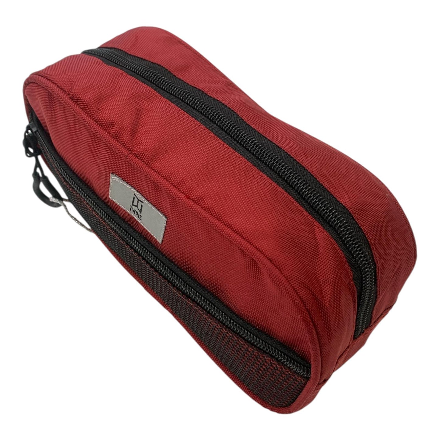 A&T Twins Pencil Case Large Size Red Color || مقلمة توينز اي اند تي حجم كبير لون أحمر