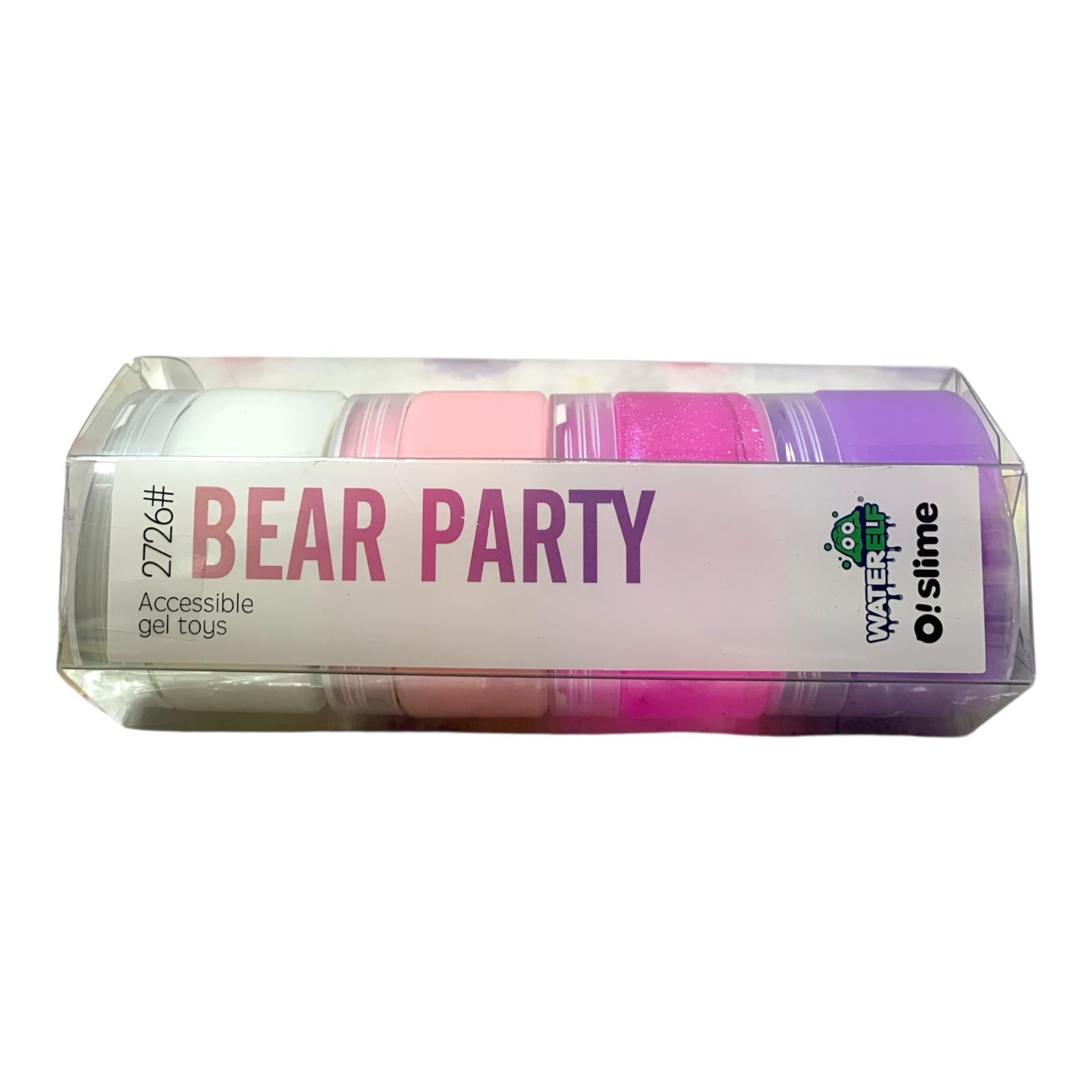 Bear Party Water Elf Slime 4 Pcs || بير بارتي سلايم 4 قطعه