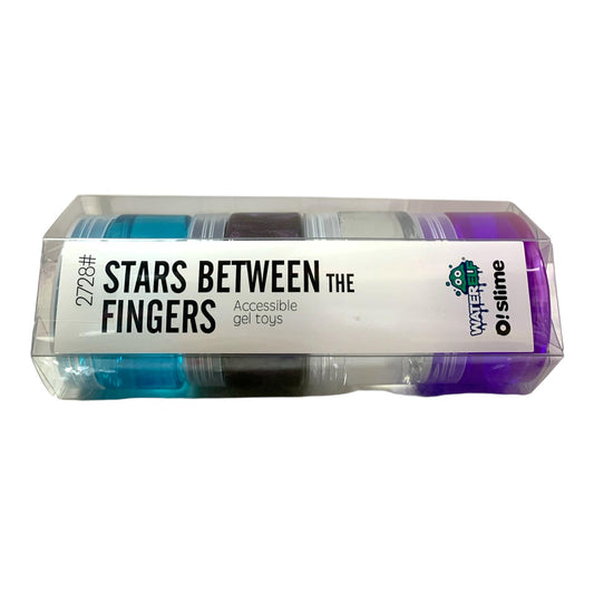 Stars Between Fingers Water Elf Slime 4 Pcs || ستار بيتسوين فنجرز سلايم 4 قطعه